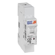 Выключатель автоматический модульный 1п C 25А 4.5кА OptiDin BM63-1C25-4.5-УХЛ3 КЭАЗ 326796