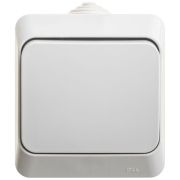 Переключатель проходной 1-кл. ОП Этюд 10А IP44 10AX сер. SE BA10-046C